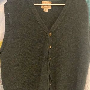 vintage woolrich sweatervest XL